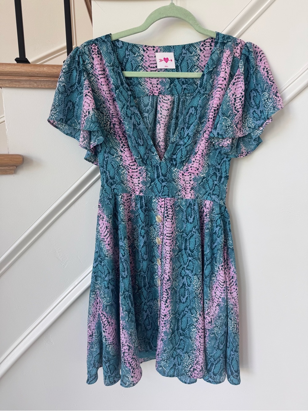 Snake print mini